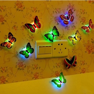 Led bướm dán tường