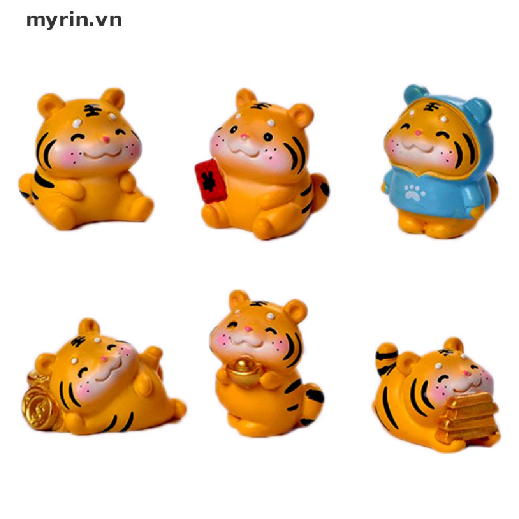 Myrin Đồ trang trí Chú Hổ Mini Trang Trí Sân Vườn Thu Nhỏ DIY