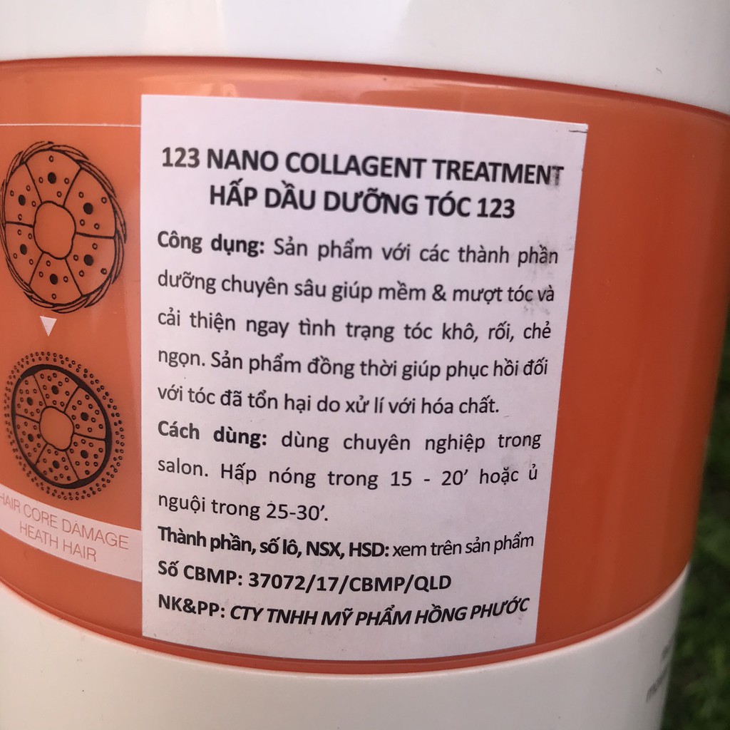 Hấp dầu Nano Collagen Silk 123 1000ml