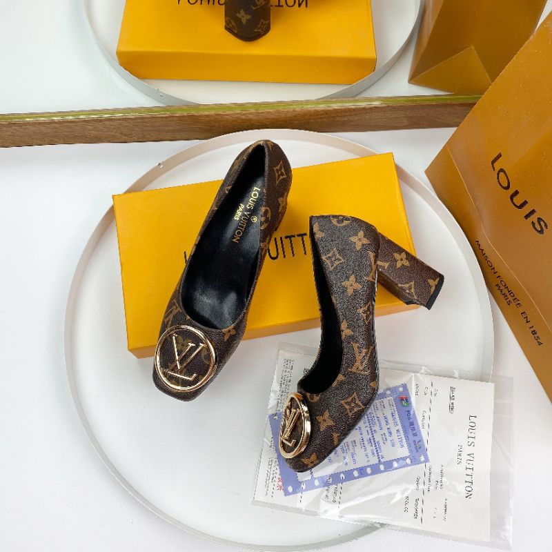 hx Giày Cao Gót 7p Tag Khoá Tròn Da Mềm Êm Fullbox Bill Túi Cao Cấp