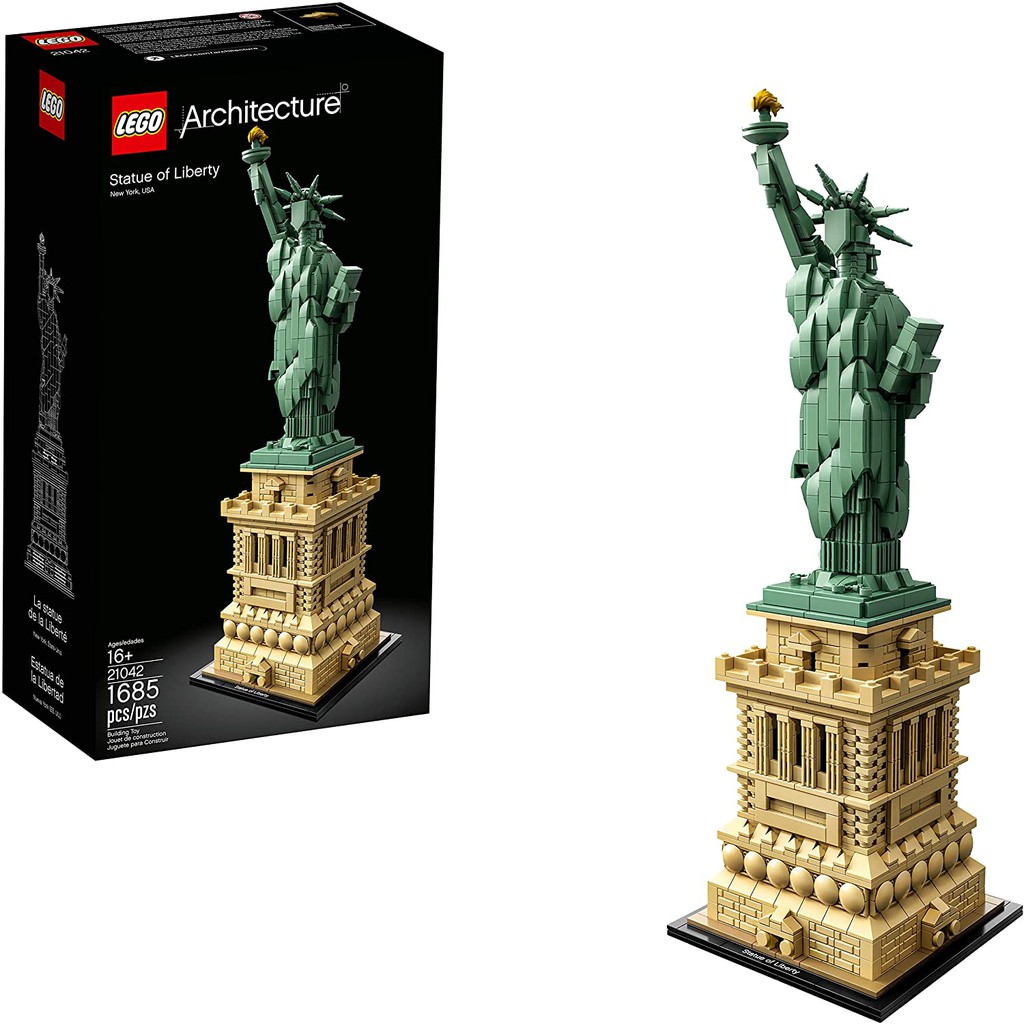 [Có sẵn]  21042 Lego Architecture Statue of Liberty - Tượng Nữ thần Tự do