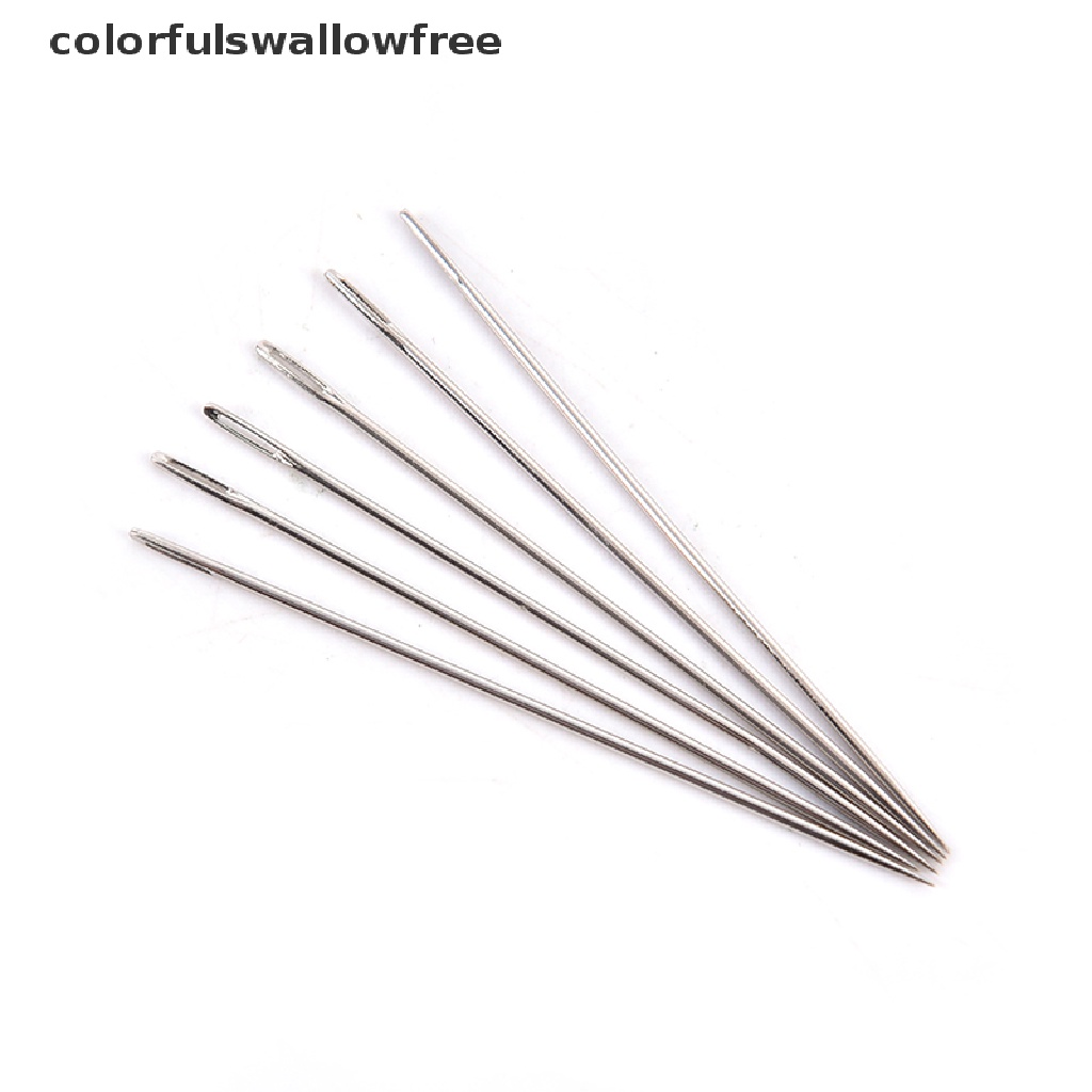 Colorfulswallowfree 25PCS High Hardness Stainless Steel Sewing Needle Cross Sewing Clothes Needles ABC