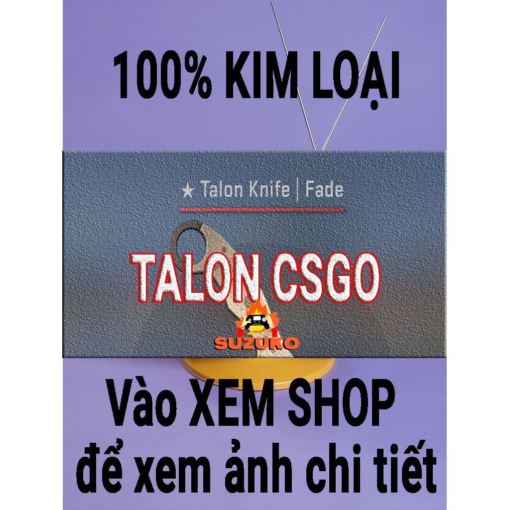 Mô hình csgo TALO N tay cầm nhựa ABS thân kim loại nhiều skin độc đáo Tặng kèm bao da