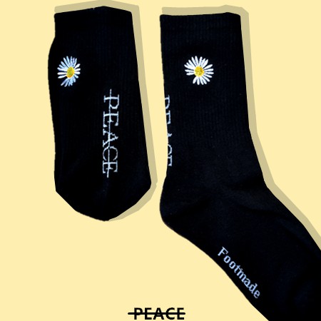 Miếng vải sticker ủi thêu hình hoa cúc hoạ mi daisy logo G-Dragon Peaceminusone, phụ kiện patch vá dán giày paranoise