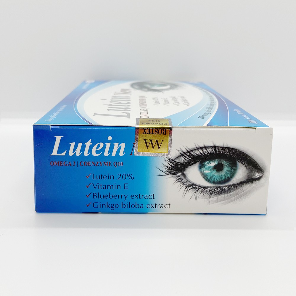 Viên uống sáng mắt Lutein New Omega 3 giảm khô mắt, mờ mắt, mỏi mắt - Hộp 30 viên [Lutein]