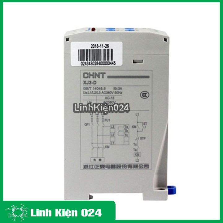 Relay Bảo Vệ Điện Áp 3 Pha CHNT XJ3-D Có Điều Chỉnh ( BH : 1 tháng )