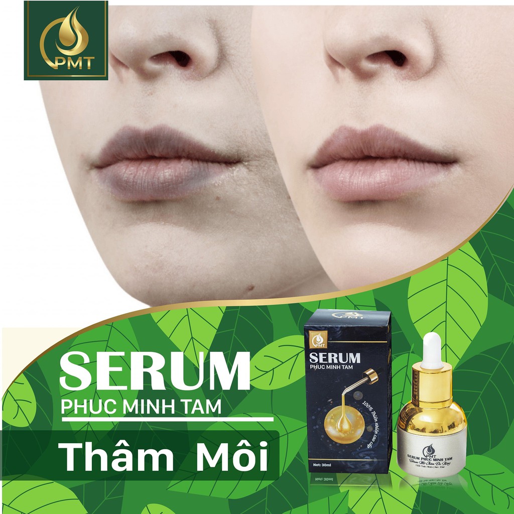 Serum dưỡng thâm môi, mắt dưỡng ẩm giúp môi căng bóng, hồng tự nhiên, giữ màu môi bền đẹp