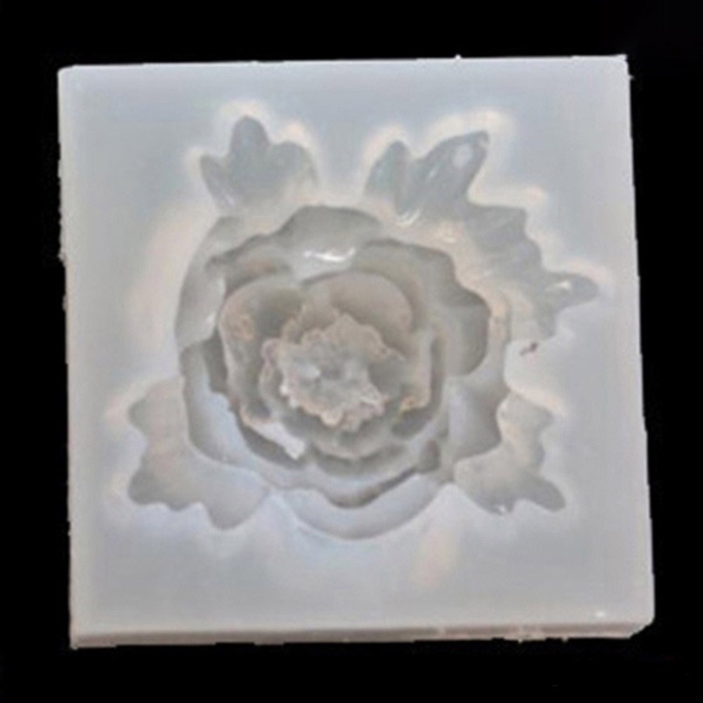 Khuôn Silicone Tạo Hình Hoa Hồng Làm Trang Sức DIY