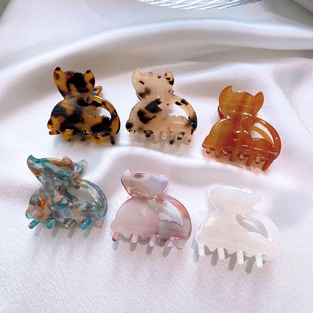 NICKOLAS Kẹp Tóc Càng Cua Mini Nhiều Màu Sắc Ngọt Ngào Phong Cách Hàn Quốc Thời Trang Cho Nữ