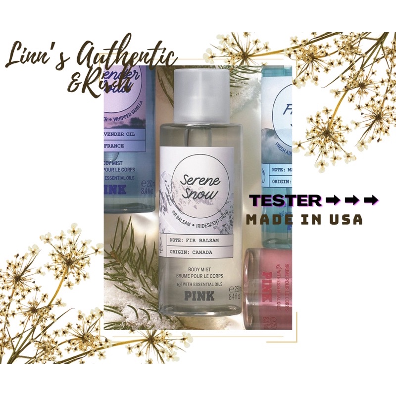 Auth_BEACH CHILL | SUNRISE WAVES | CEDAR BREEZE | AUTUMN SHORE | SERENE SNOW - Xịt Thơm Body Mist Victoria’s Secret