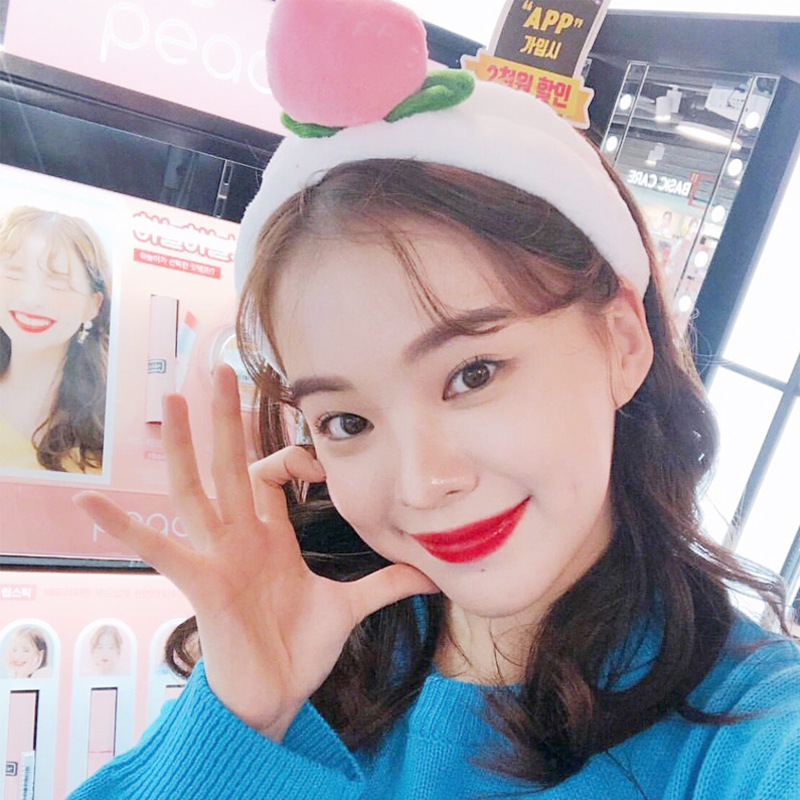 Băng Đô Nơ Mềm Mại Họa Tiết Trái Cây 3D Xinh Xắn Dành Cho Bé Gái