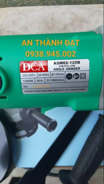 MÁY MÀI GÓC DCA 125MM 1200W  CHÍNH HÃNG ASM02-125B