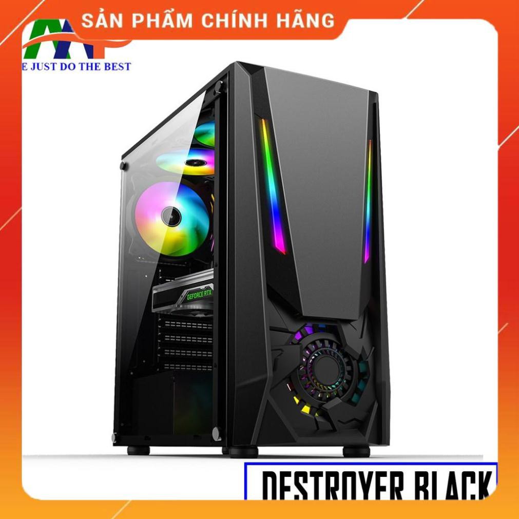 VỎ MÁY TÍNH AAP DESTROYER GAMING LED RGB - CÓ SẴN DÃY LED