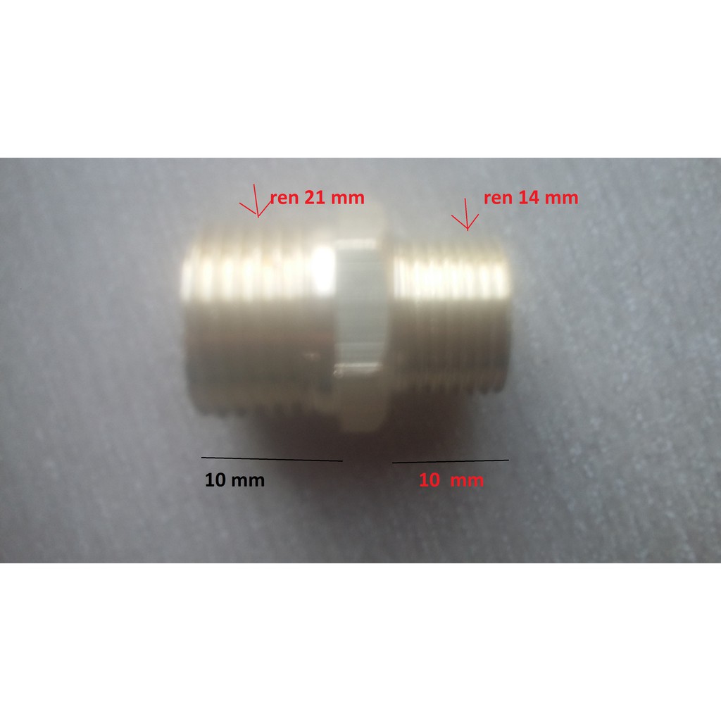 Kép chuyển rơ le áp máy bơm áp 15mm sang ren 21mm