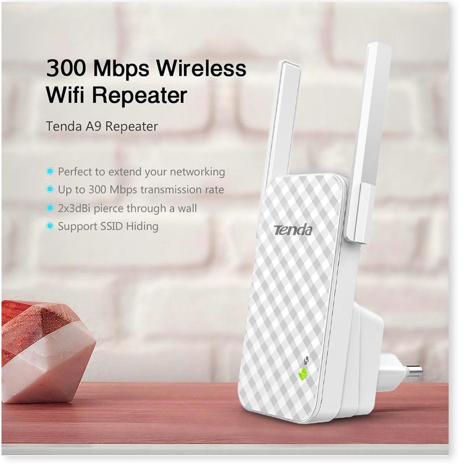 ⚡Thiết bị kích sóng, Bộ khuếch đại sóng wifi Tenda A9 Pro ⚡ kích sóng cực mạnh ⚡ Freeship ⚡ Bảo hành 1 đổi 1