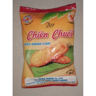 Bột chiên chuối hiệu Cầu Tài 250g, chiên chuối vàng rượm