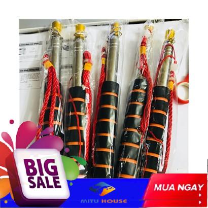 Cán cờ hướng dẫn viên du lịch 1.6m đầu đồng