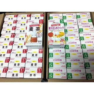 Trà lúa mạch và hoa quả nhật bản