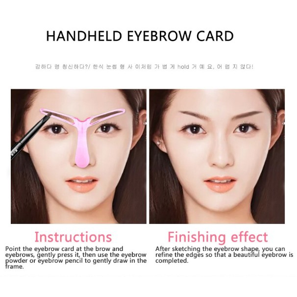 Bộ khuôn kẻ mày cầm tay siêu tiện lợi - khung kẻ chân mày
