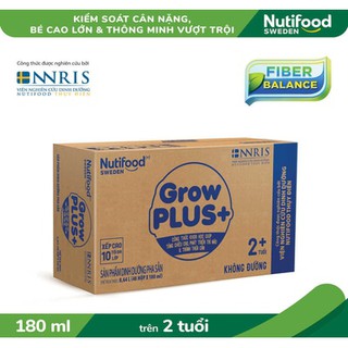 Sữa Bột Pha sẵn GrowPLUS+ Trắng  180ml trên 2 tuổi giúp trẻ phát triển chiều cao và não bộ, không thừa cân thùng 48h