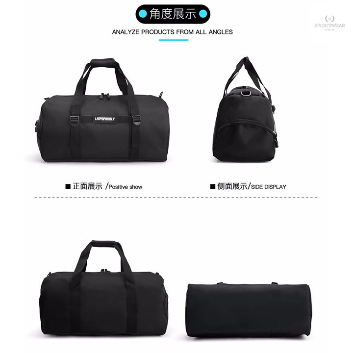 Túi tập gym du lịch fitness cao cấp TX9 Sportswear Concept không gian lớn có nơi để giầy riêng thiết kế mới