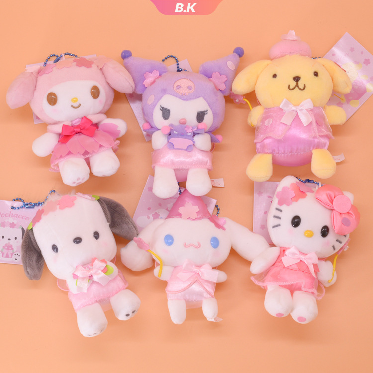 SANRIO HELLO KITTY Set 2 Mô Hình Nhân Vật Phim Hoạt Hình &quot;Kuromi My Melody&quot;