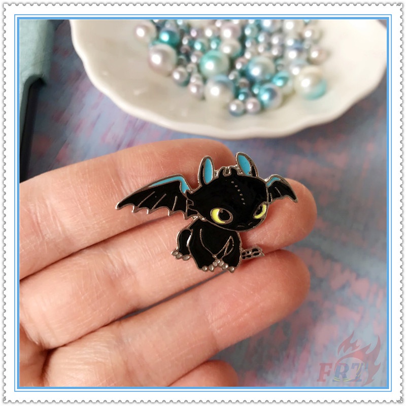 ★ # How to Train Your Dragon Series 01 Ghim Cài Áo ★ 1 Huy Hiệu Cài Áo Hình Nhân Vật Hoạt Hình Ngộ Nghĩnh