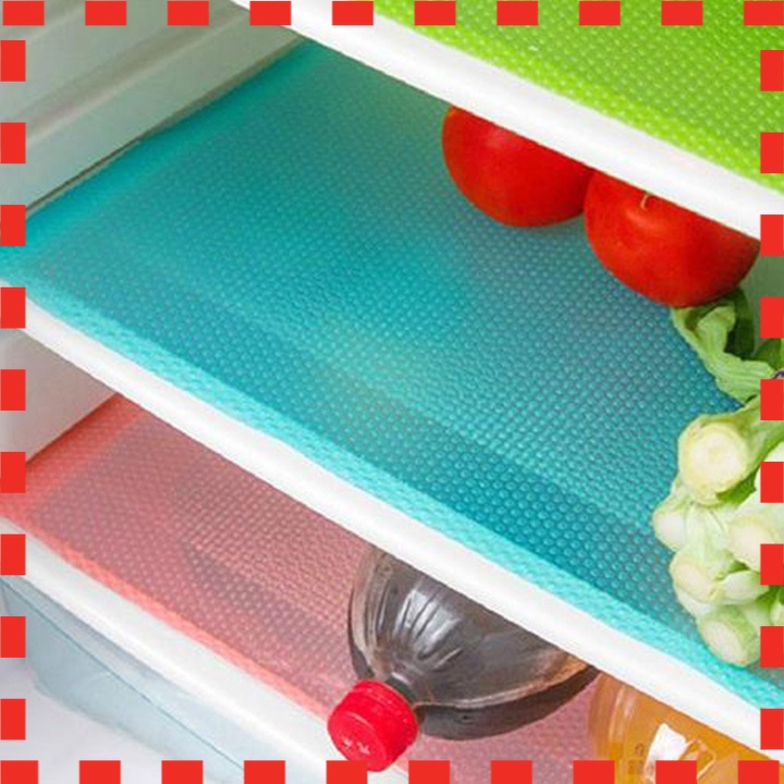Bộ 4 Miếng Lót Tấm Lót Ngăn Tủ Lạnh