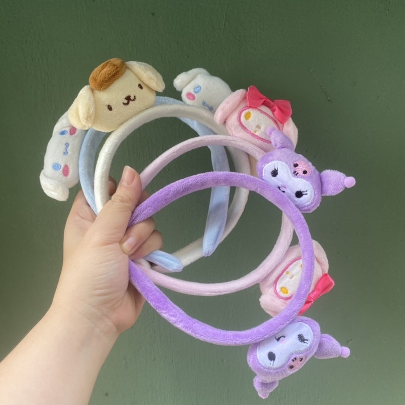 Cài tóc bờm tóc thú bông Kuromi Sanrio đáng yêu