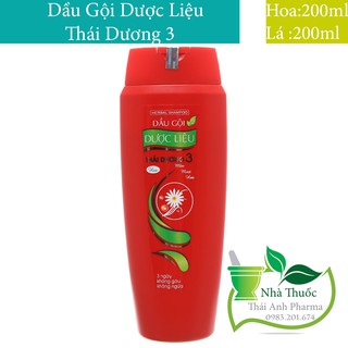 Dầu gội dược liệu ngứa, rụng tóc Thái Dương 3 20ml/ 600ml/ 1100ml
