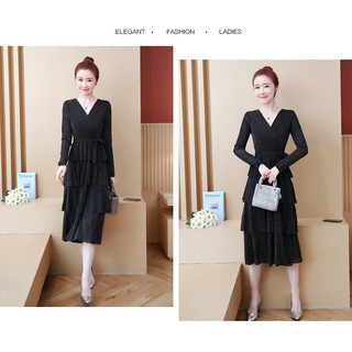 Đầm xòe big size quảng châu D1167