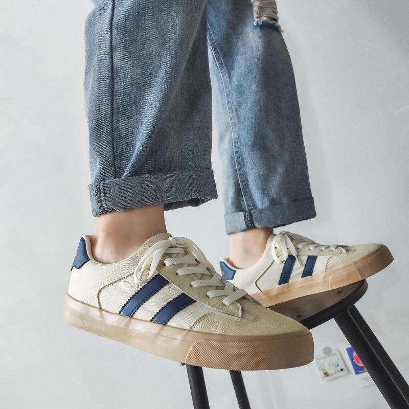 ◙giày vải lót giày sneaker nam đế thấp