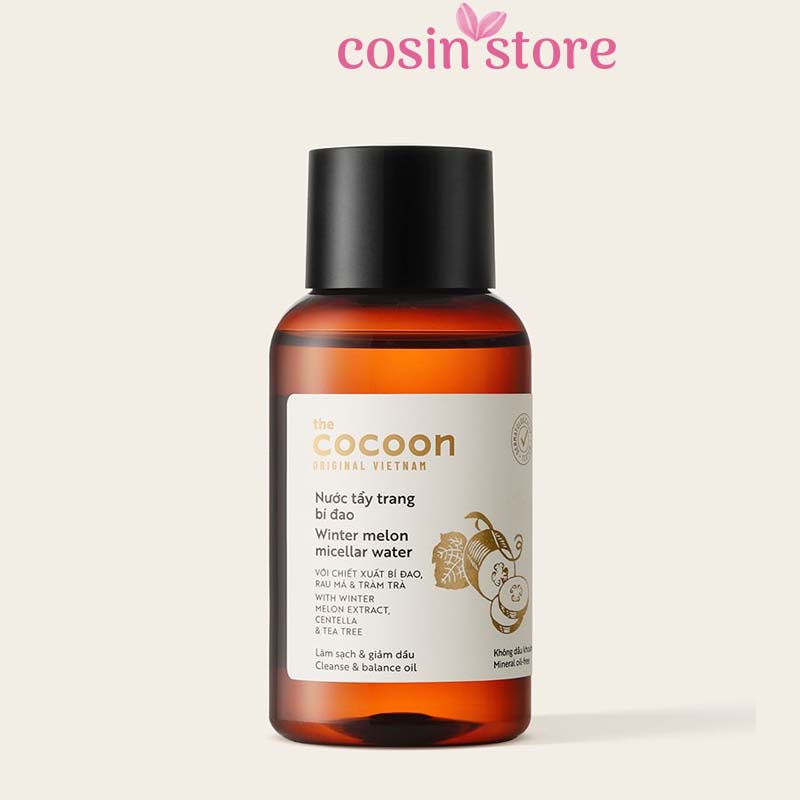 Nước tẩy trang bí đao Cocoon 140ml Cosin Store