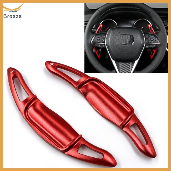 1 Cặp Viền Mở Rộng Cần Số Vô Lăng Xe Hơi Bằng Hợp Kim Nhôm Cho Camry Avalon