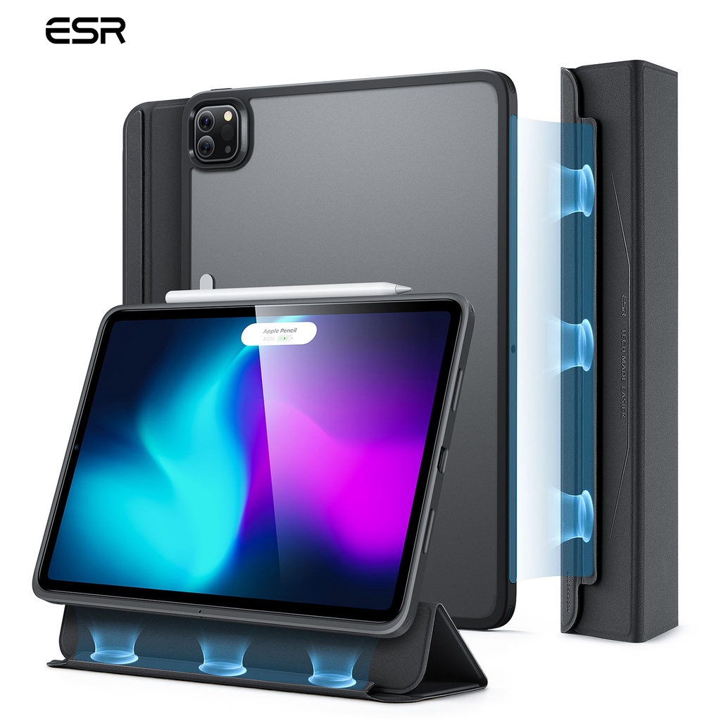 ESR Ốp Máy Tính Bảng Hybrid Gập Ba Khúc Có Khóa Cài Nam Châm Cho iPad 10th Generation  / iPad Pro 11  / iPad Pro 12.9