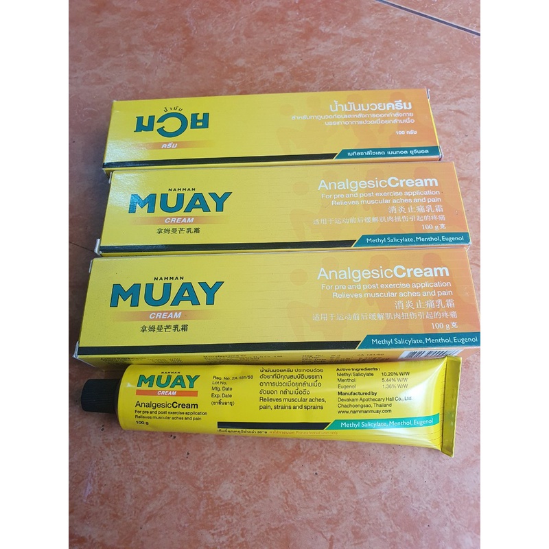 DẦU XOA BÓP MUAY THÁI LAN 100G CHÍNH HÃNG - 9079