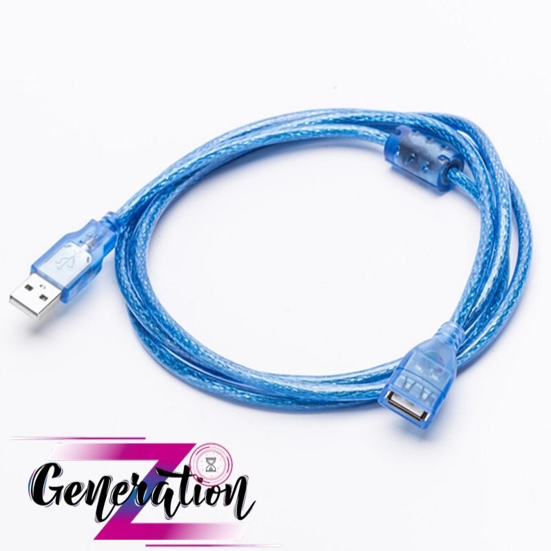 Dây USB Nối Dài 1.5m 3m 5m 10m Xanh Chống Nhiễu