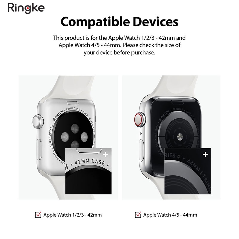 Dây Đeo Apple Watch 45mm / 44mm / 42mm RINGKE Leather One Classic