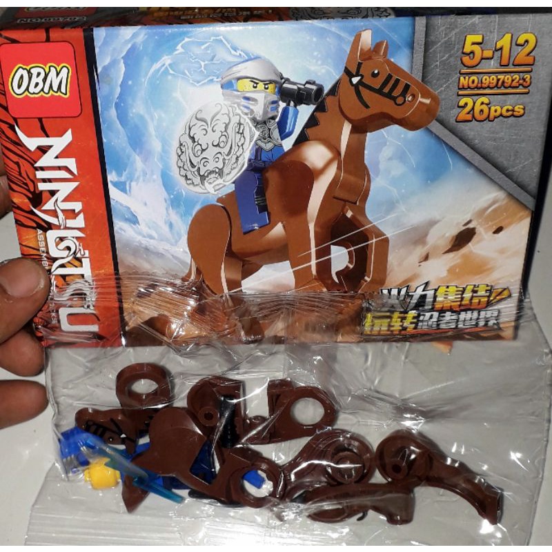 Lắp ráp 1 hộp Ninjago Cưỡi Linh thú 99792 có nhiều chi tiết