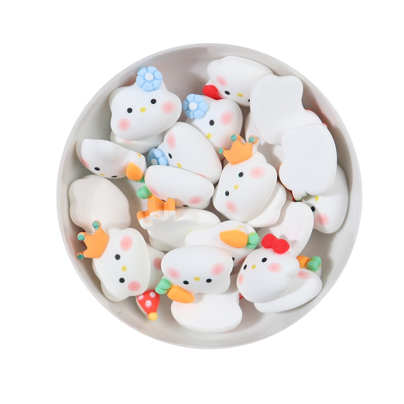 Bộ 10 Miếng Dán Nắp Chai Nước/Điện Thoại/Đồ Dùng Trang Trí Hình Đám Mây Chất Liệu Nhựa Resin Mềm DIY