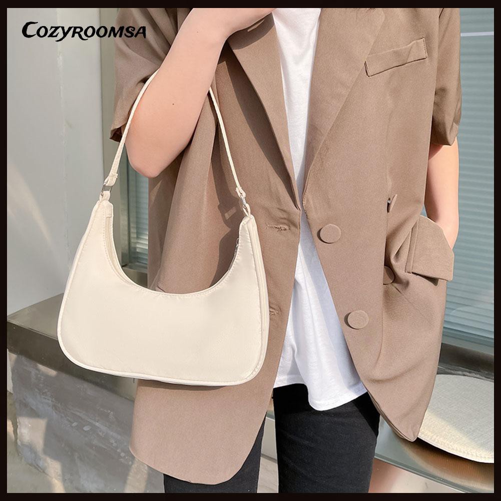 Thời Trang Túi Đeo Vai Màu Trơn Cho Nữ