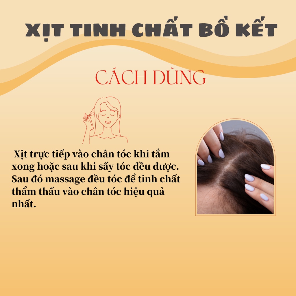 Xịt Bồ Kết kích mọc tóc nuôi nang tóc thơm thảo dược kích mọc tóc nhanh giảm rụng tóc dày dài khỏe NIE NATURE