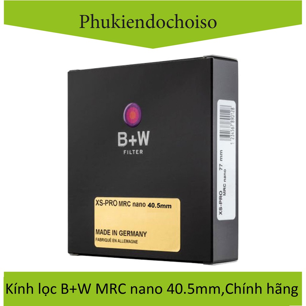 Kính lọc B+W XS-Pro Digital 010 UV-Haze MRC nano 40.5mm