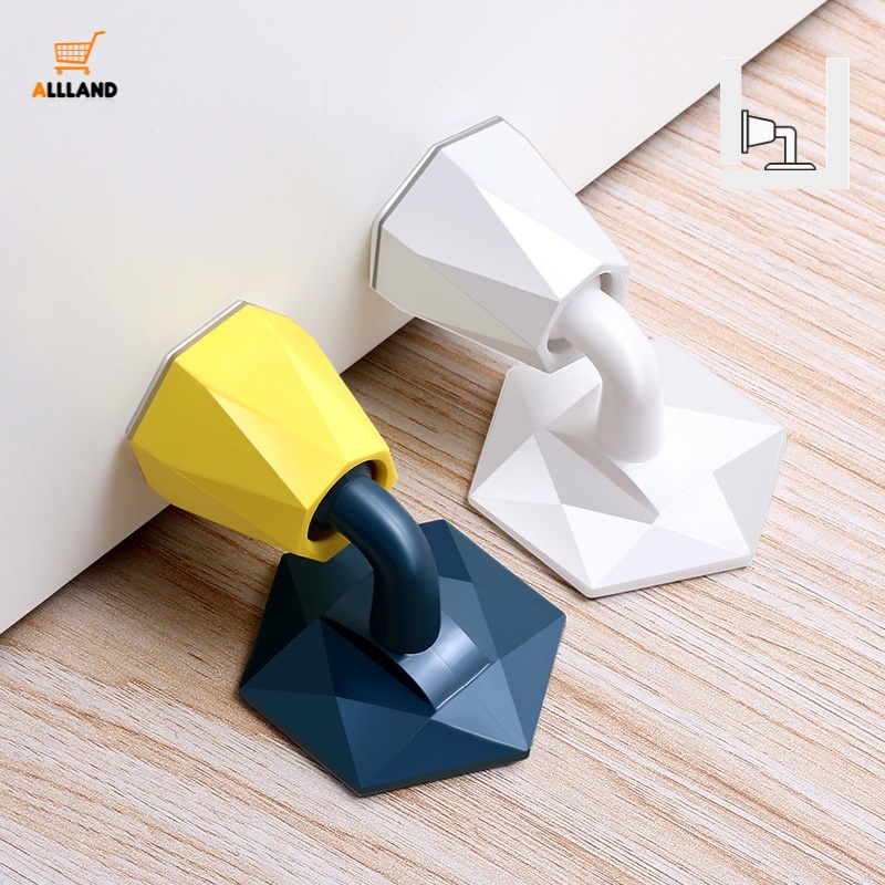 Dụng Cụ Chặn Cửa Có Giác Hút Bằng Silicone Chống Va Đập Tiện Dụng