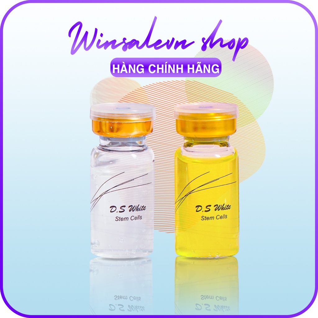 Combo Tế Bào Gốc Nguyên Bào Sợi Và Vitamin C Dưỡng Trắng, Tái Tạo Trẻ Hóa Làn Da 10ml