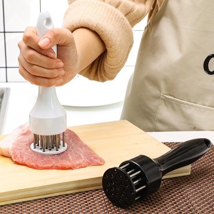 Dụng cụ làm mềm thịt Meat Tenderizer, cây châm thịt, xâm thịt, xăm thịt, làm mềm thịt, làm heo quay da giòn