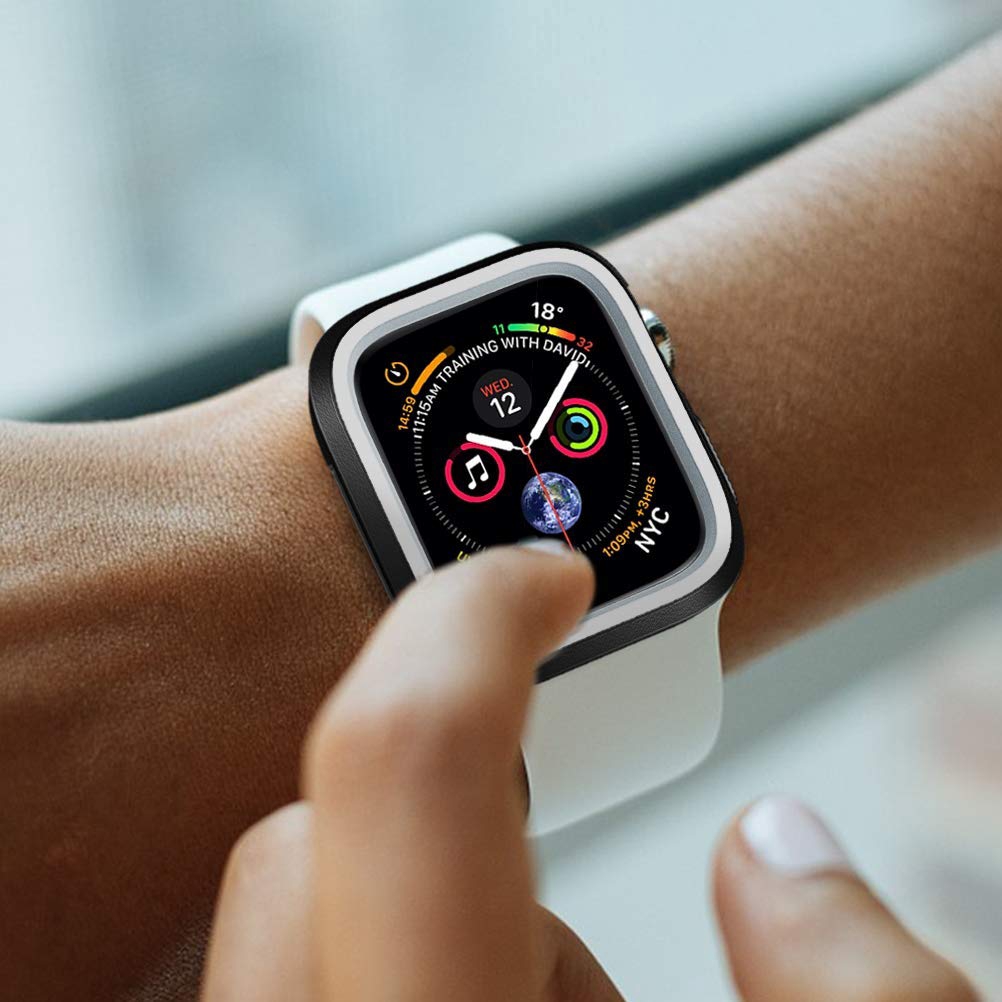 Khung Nhựa Silicone Cho Đồng Hồ Thông Minh Apple Watch Series 4 5 6 SE 40mm 44mm