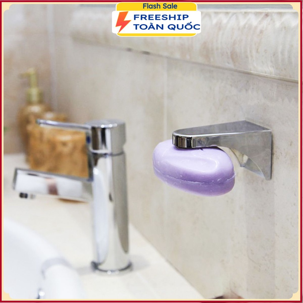 Giá Để Xà Phòng Hút Từ Thông Minh, Sạch Sẽ, Khô Ráo Kiểu 2 Màu sắc Inox