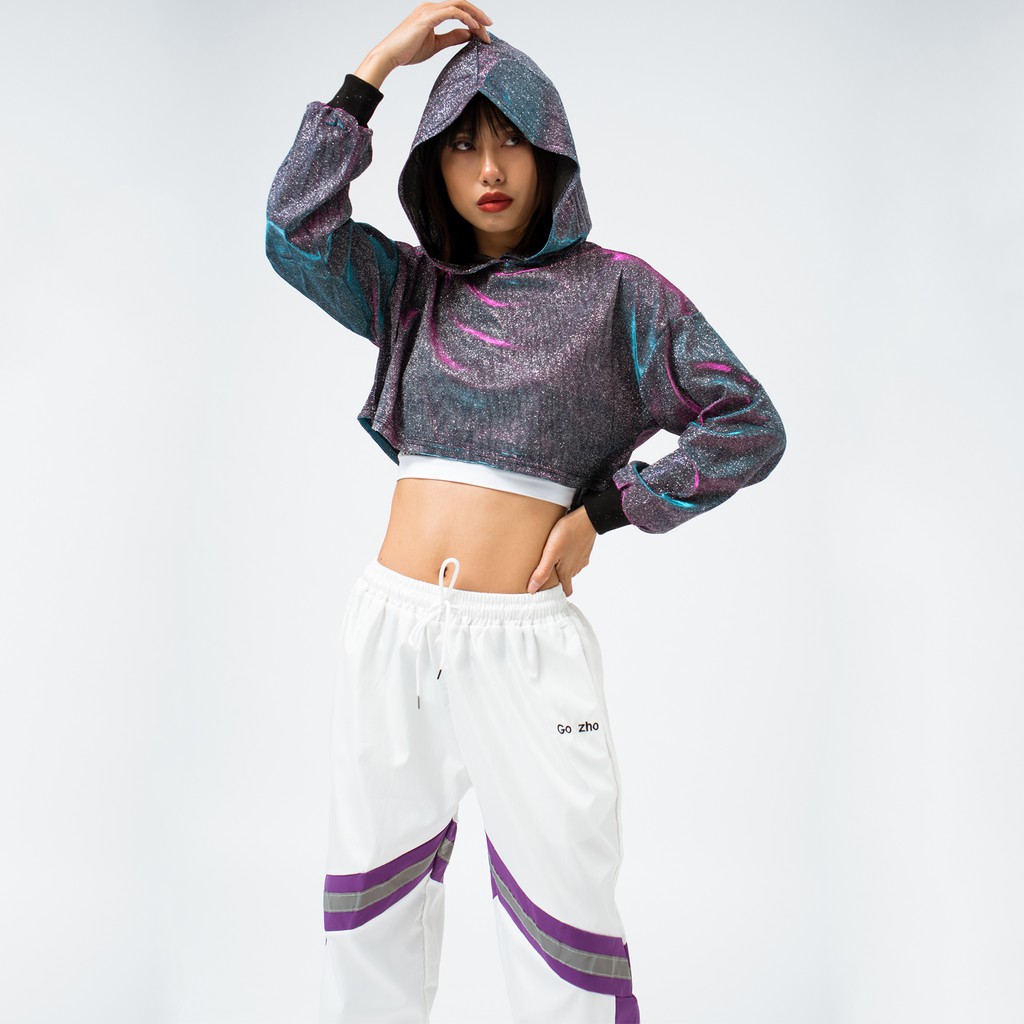 QUẦN JOGGER TRẮNG SỌC TÍM XÁM PHÁT QUANG | BigBuy360 - bigbuy360.vn