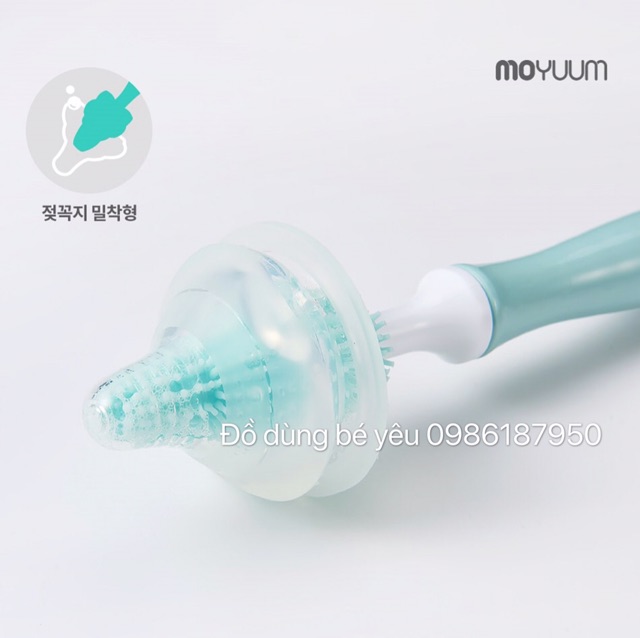 Cọ bình sữa silicon Moyuum [ babyboo]